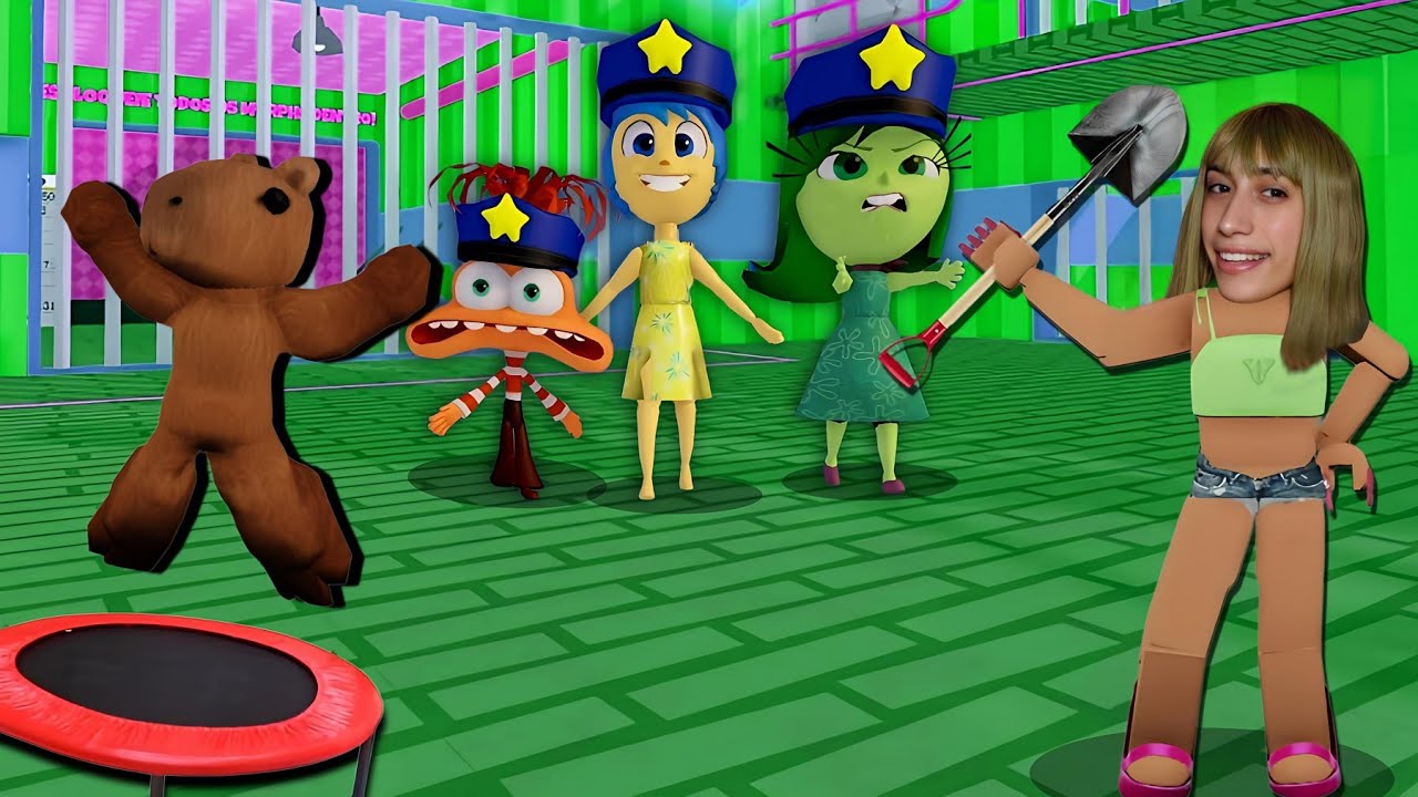 TENTAMOS ESCAPAR da PRISÃO de DIVERTIDA MENTE 2 no Roblox | Bibi Tenebroza