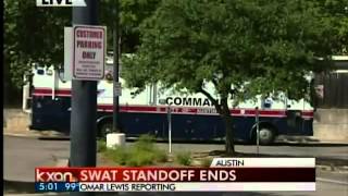 SWAT standoff ends peacefully in central Austin