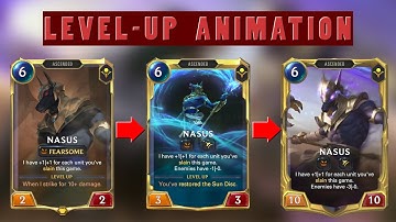Nasus level-up animation | Legends of Runeterra