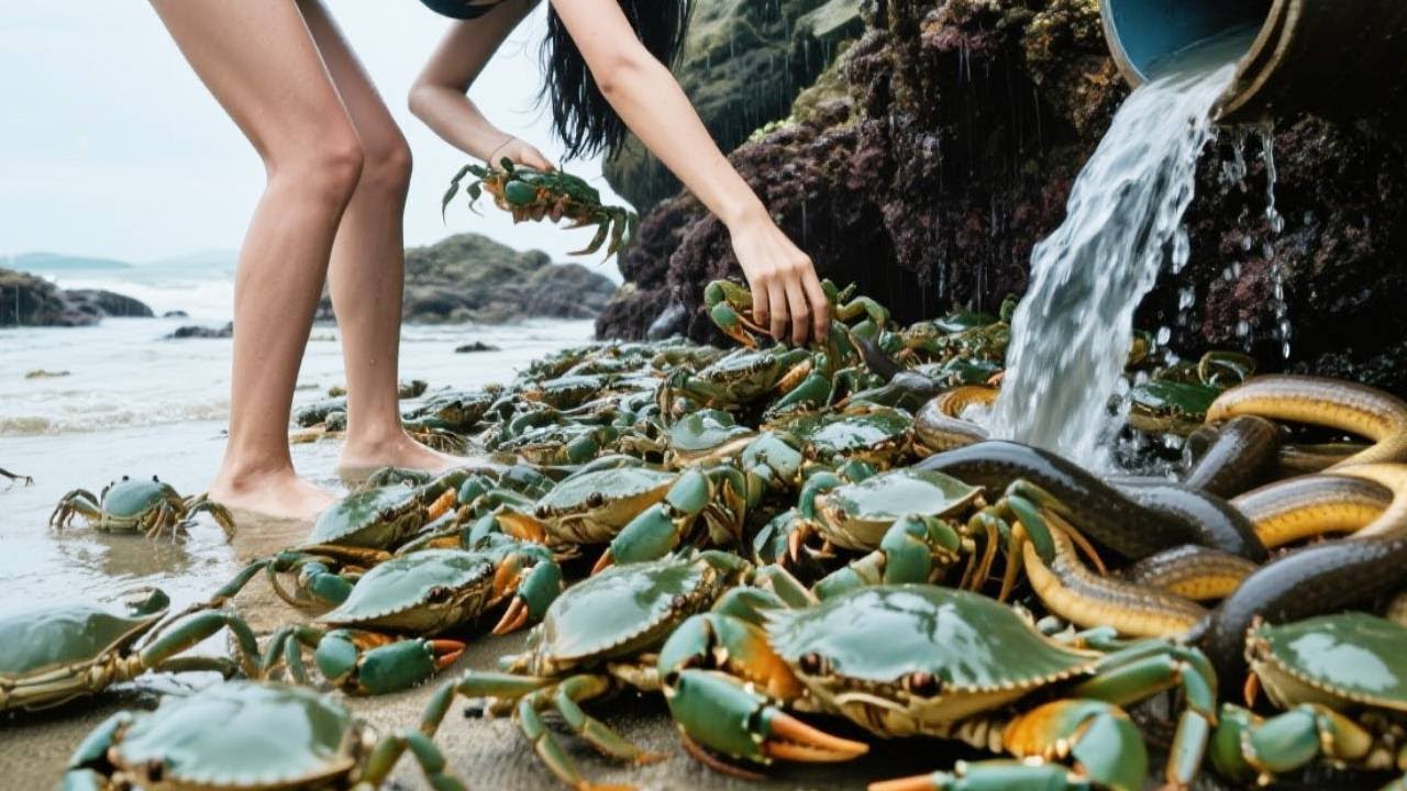 There Are A Lot Of Fish Under The Reef, Such As Moray Eels, Lobsters, And Big Crabs.