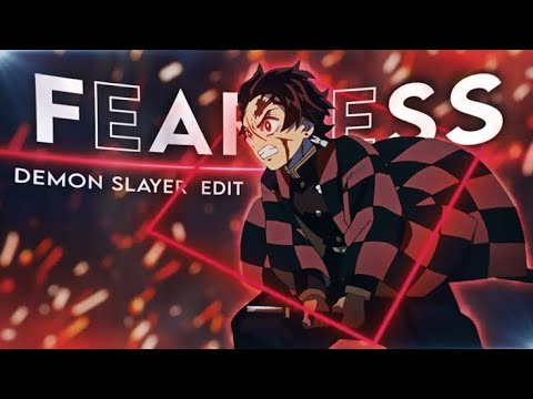 FEARLESS X DEMON SLAYER [EDIT] # ANIME X SLAYERS - YouTube