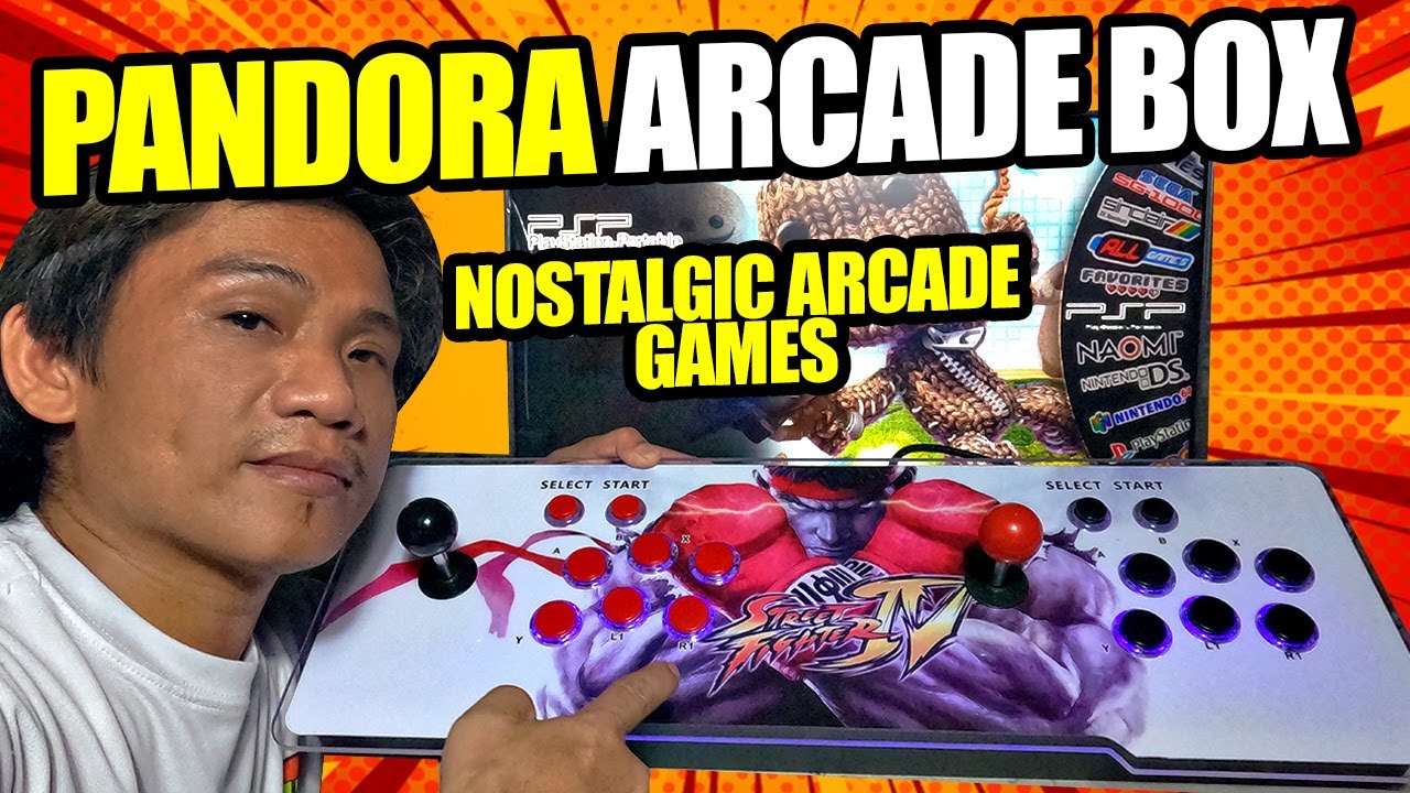 Portable Arcade | Pandora Arcade Box Unbox How to setup and use 