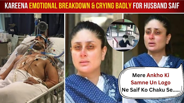 बेटे जेह को लुटेरों से बचाने की कोशिश में सैफ अली खान को घर में 6 बार चाकू मारा गया