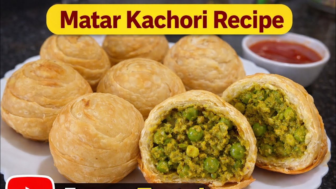 Video 43|हलवाई जैसी मटर कचौरी घर पर | Crispy Matar Kachori Recipe|winter special matar kachori