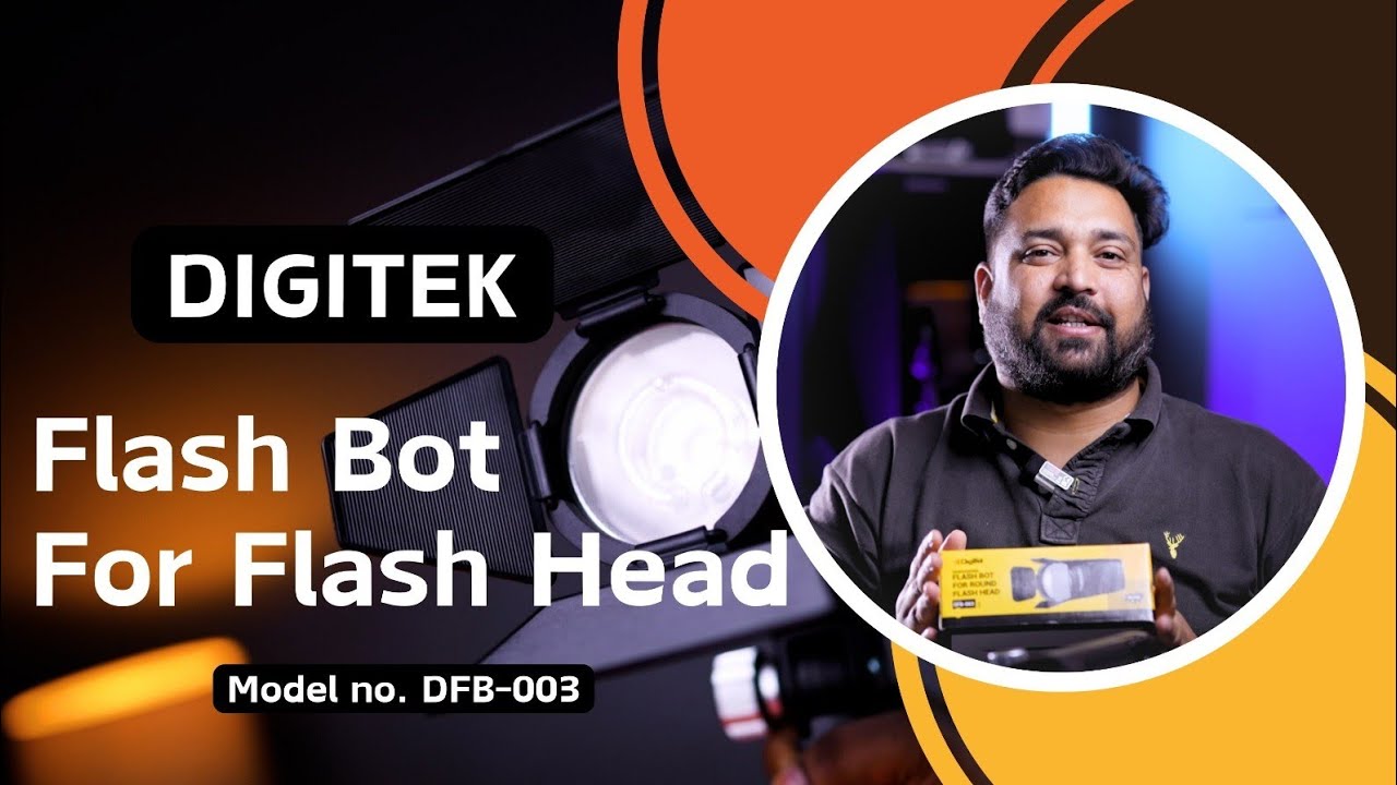 Digitek Flash Bot For Round Flash Head - YouTube