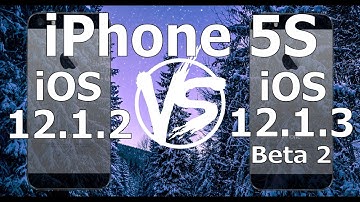 Speed Test : iPhone 5S - iOS 12.1.3 Beta 2 (Build 16D5032a)  vs iOS 12.1.2 v2  (Build 16DC104)
