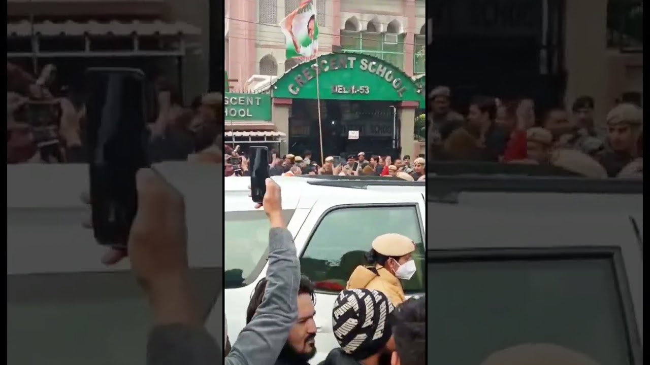 #RahulGandhi#Bharatjodoyatra# crescentschool #maujpur#shorts