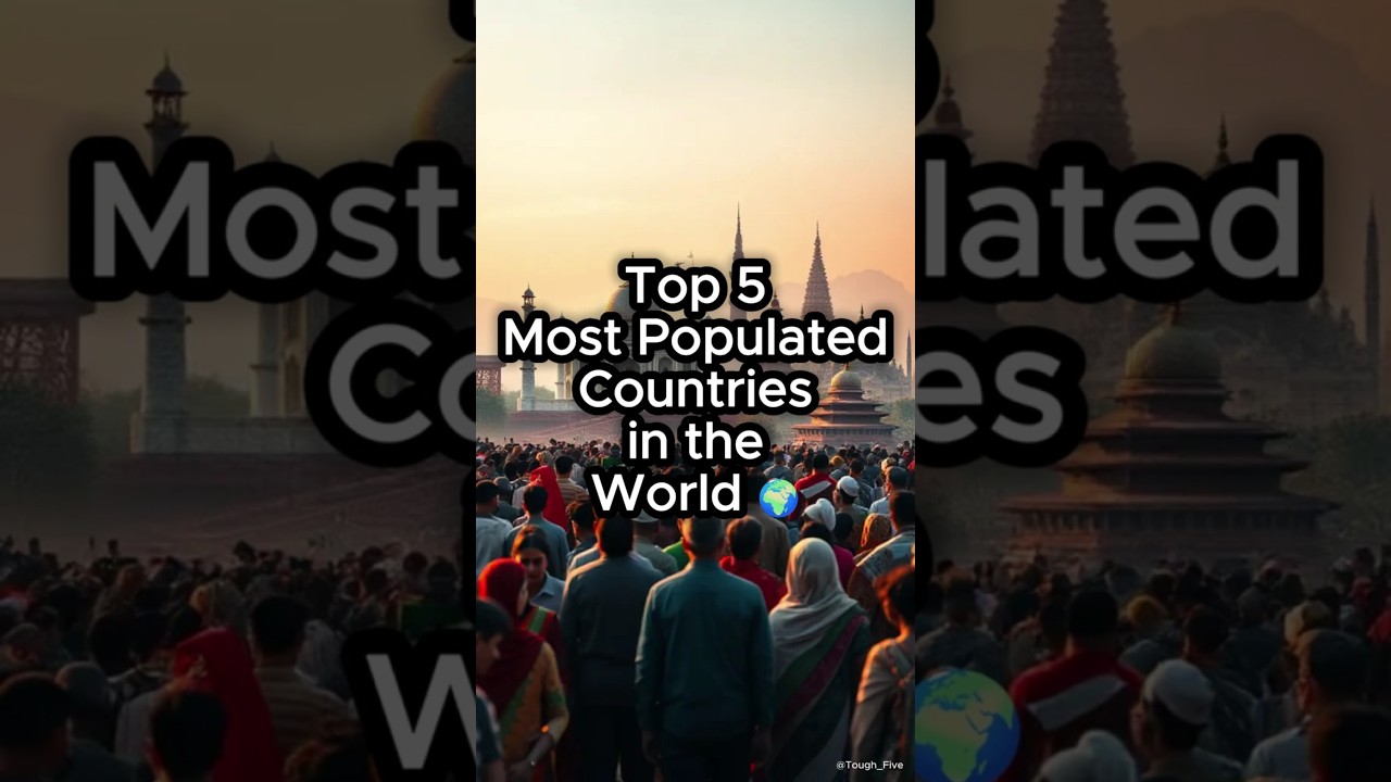Top 5 Most Populated Countries in 2025 (With Shocking Numbers!) 