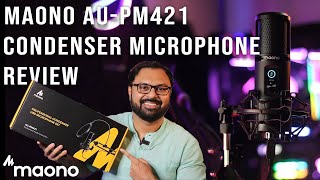 Maono AU-PM421 USB Condenser Microphone Kit | Full Review | Installation | Sound test