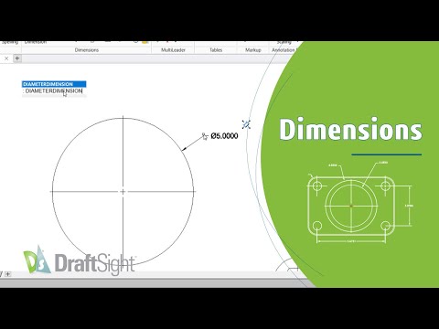 Create Diameter Dimension for a Circle Using Command Window