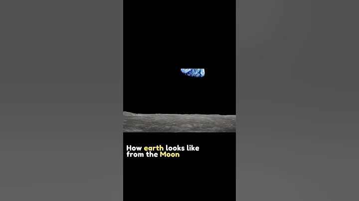 How Earth looks like from the Moon! #earth