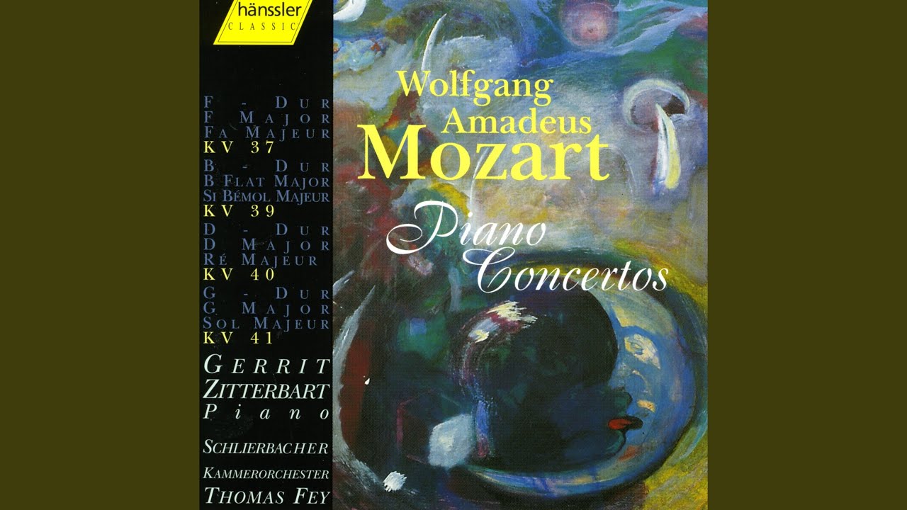Piano Concerto No. 1 in F Major, K. 37: I. Allegro