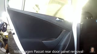 Opera areal Himlen Volkswagen Passat rear door panel removal - YouTube