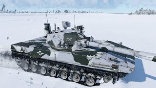 Sprut-Sdm1. Snow Leopard In Its Element. Warthunder Gameplay.