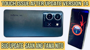 Infinix note 30 5g touch not working after update version 14 Saan ba ang Tama nito daming na stress😱