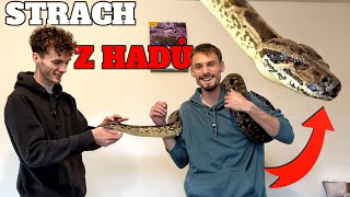 ZBAVUJI KAMARÁDA STRACHU Z HADŮ!