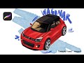 Wagon R Tastefully Modified | Procreate Sketch