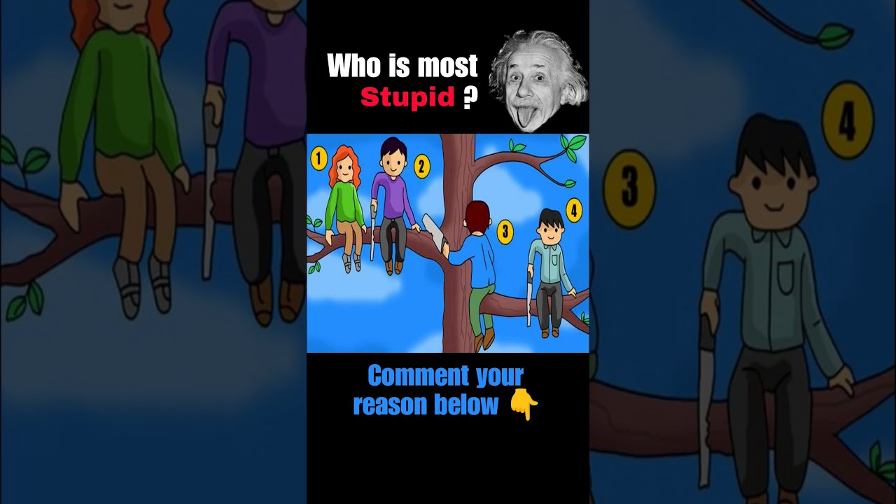 Who Is Most Stupid Riddles Iqtest Puzzle Braingames