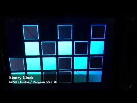 Binary clock -  https://github.com/aschuma/esp32_nextion_js_binary_clock