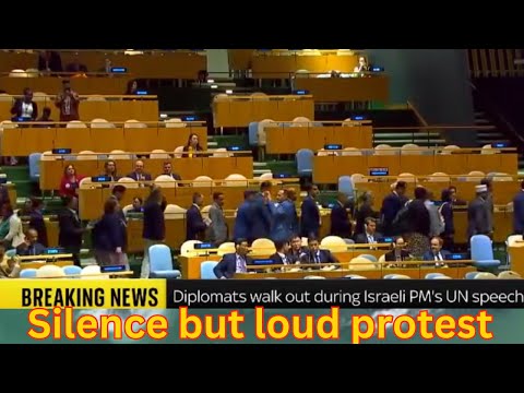Netanyahu’s UN Speech Sparks Mass Walkout | Israel Gaza War Protest at UNGA