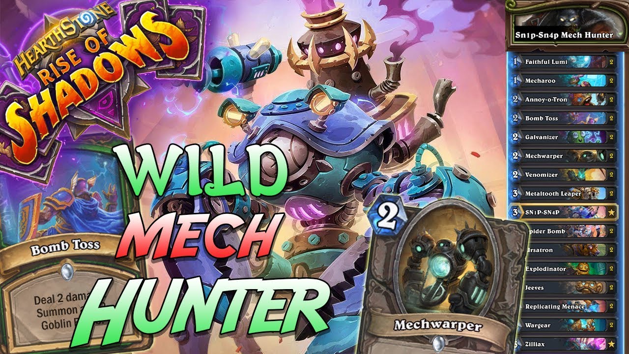 Wild Sn1p-Sn4p Mech Hunter Deck | Rise of Shadows | Hearthstone