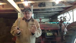 Farmall H Carburator Adjustment