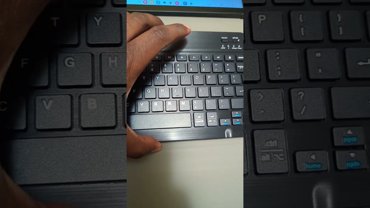 Fintie keyboard and Samsung A9+ tablet