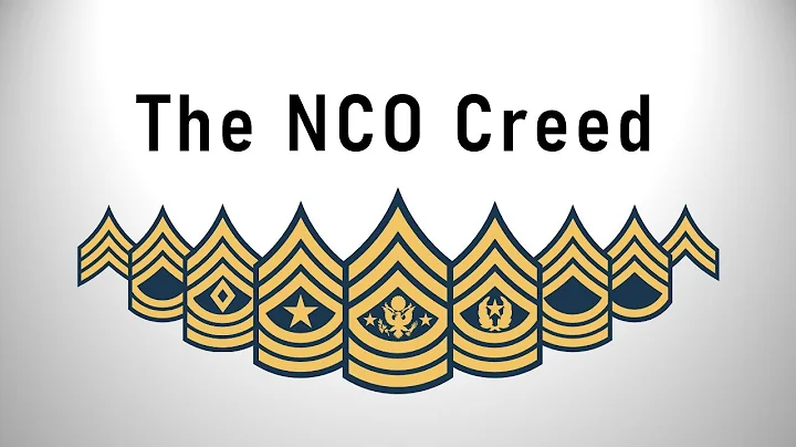 The Creed of the Noncommissioned Officer (NCO Creed) - DayDayNews