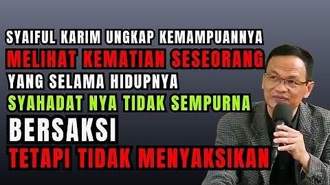 GEMPAR 💥 SYAIFUL KARIM mampu melihat KEMATIAN seseorang #ngajitauhid #dzikir #ngajiroso #doamustajab