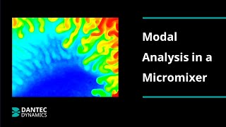 Modal Analysis in a Micromixer