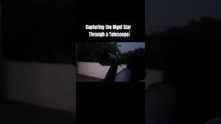 Capturing The Rigel Star Through A Telescope