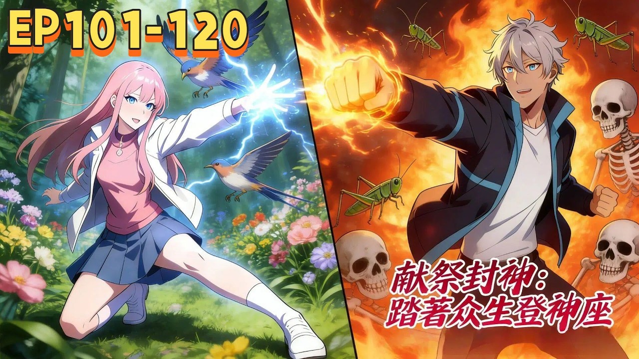 🔥 MULTISUB【獻祭封神：踏著眾生登神座】EP101-120｜一口氣看完⚡黑暗成神 × 獻祭流系統啟動神力指數暴漲、眾神被迫低頭高能碾壓！🎥1080P#系統流 #爽番動畫 #國漫