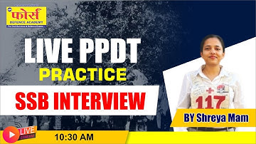 LIVE SESSION PPDT PRACTICE  | SSB WORLD | BY - SHREYA MA