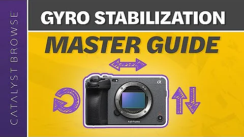 Sony GYRO DATA Stabilization - Catalyst Browse Beginner Guide