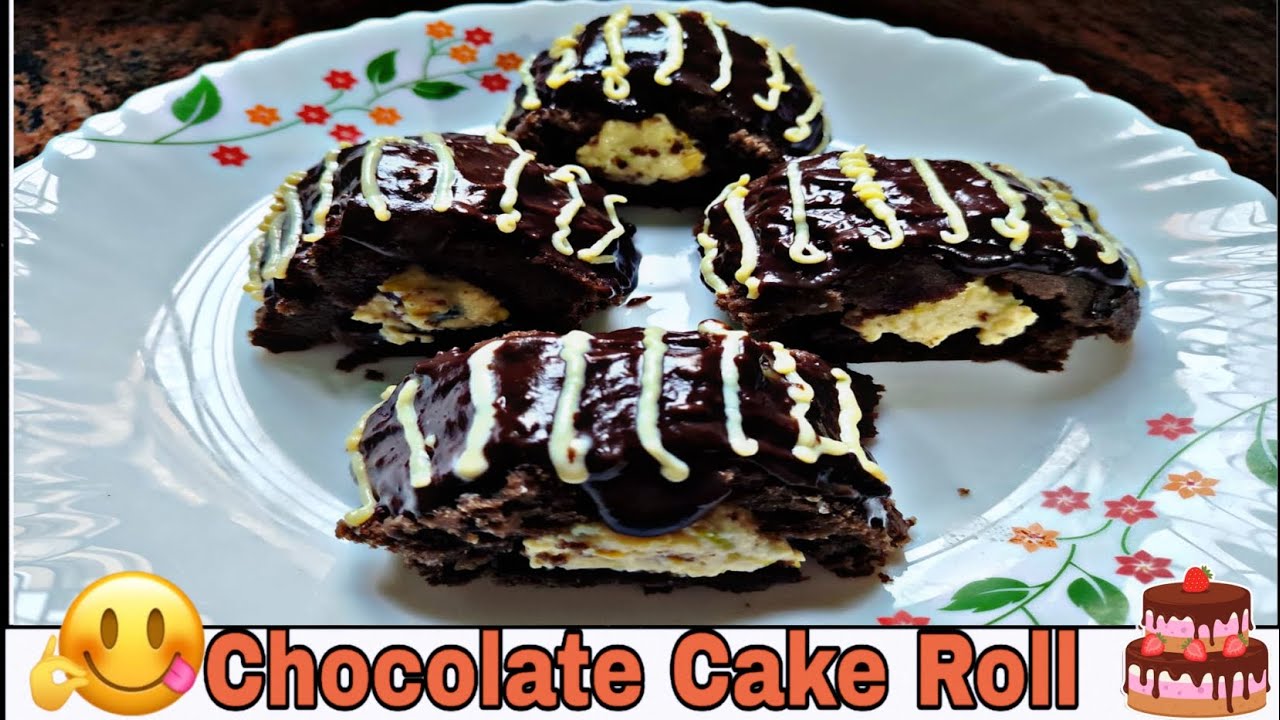 The Best Chocolate Cake Roll Recipe 😍 Super Soft Chocolate Swiss Roll