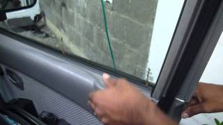 Unlock car door with coat hanger