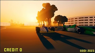 Super Retro GP - Virtua Racing style attract mode