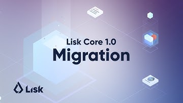 Lisk Core 1.0 - Network Migration Video