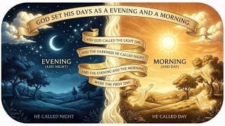 God Set His Days As An Evening and A Morning