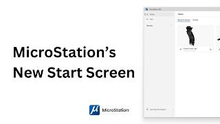 What's New in MicroStation 2026.2: New Start Screen