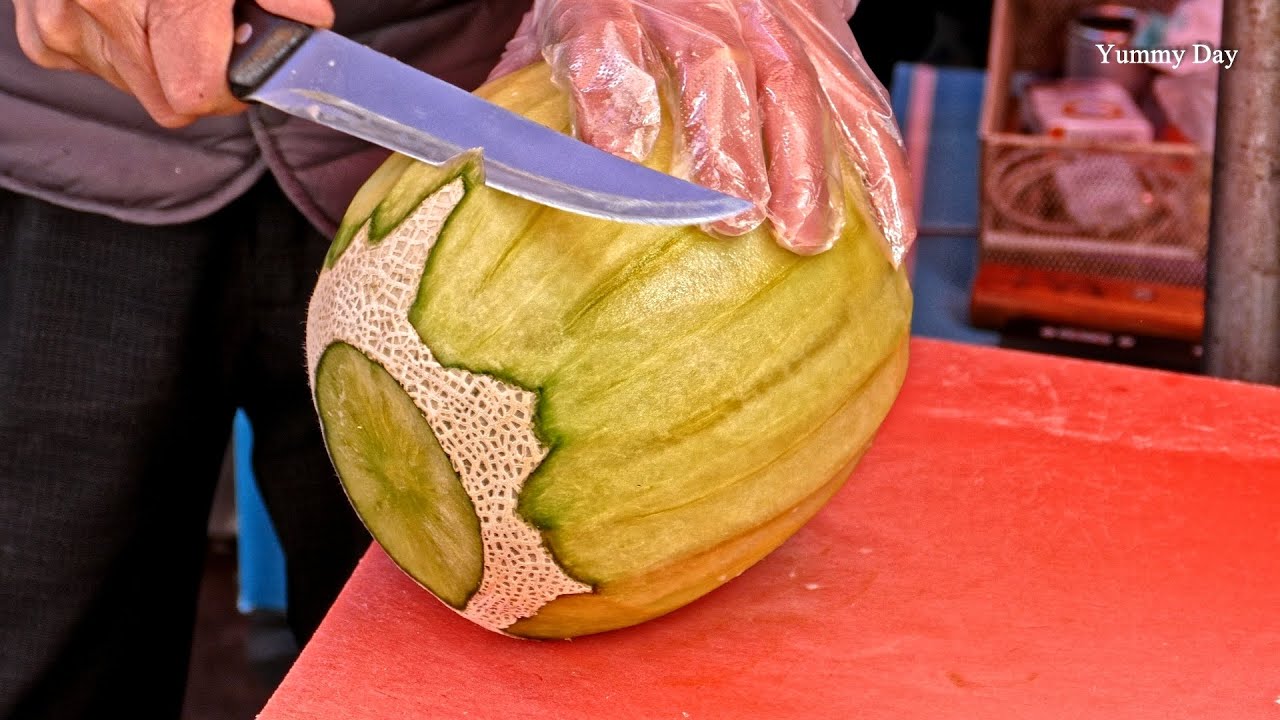 51년째 자르는 남대문시장 과일집 / 멜론 자르기 달인 / Amazing Fruit Cutting Skills / Melon