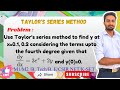 Taylor's Series Method | Find y at x=0.1, 0.2 | dy/dx = 3eˣ + 2y, y(0)=0 | VTU Engineering Maths