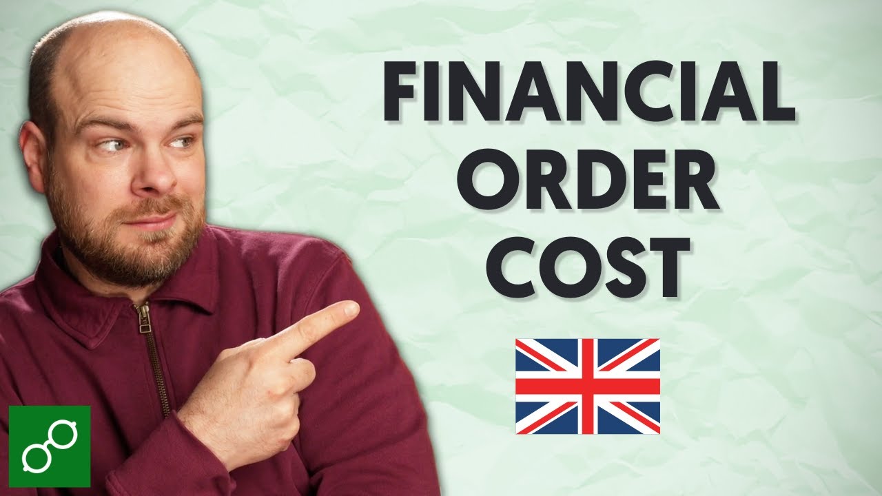 How Much Does A Financial Order Actually Cost???