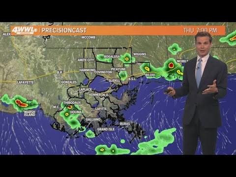 New Orleans Weather Impact: Heavy showers and storms Thursday - YouTube