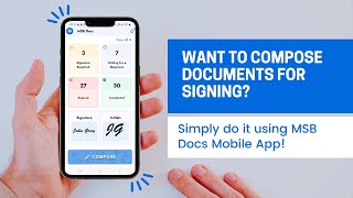 Composing Documents in MSB Docs Made Easy via Mobile App screenshot 1