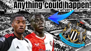 NUFC MONDAY SHOW! Staveley’s Aus defence, Tosin competition & Minteh doubts?! Latest transfer news!