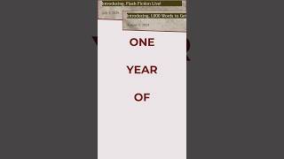 A year ago, I set a goal to publish a blog post, every month. #1000wordsprompt #authortube #bloger @ChandraArthur
