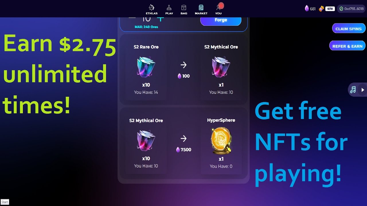 How Much Money Can You Make Playing Free Ethlas Play To Earn Games?