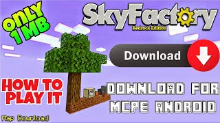 How to Get Skyfactory map for mcpe | MCPE | Play Skyfactory in mobile screenshot 5