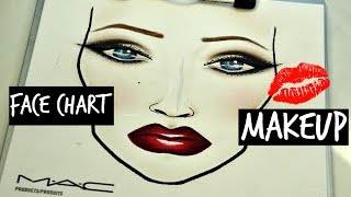 Mac Face Chart Makeup Tutorial How To Updated Youtube